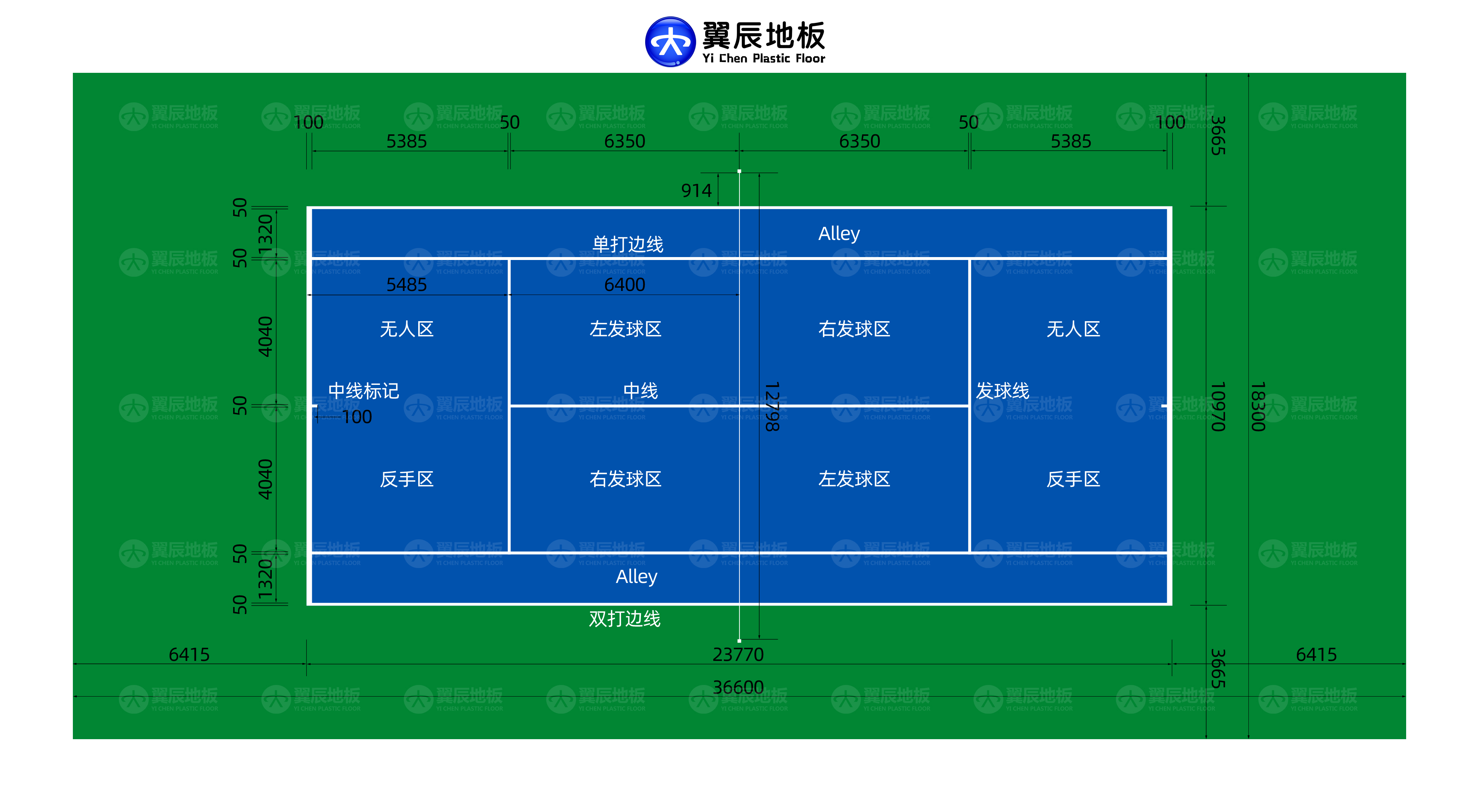 網球場標準尺寸 網球場標準尺寸