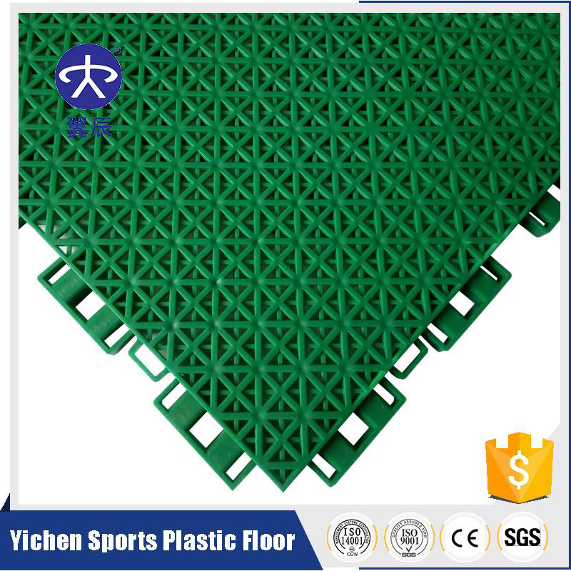 雙方扣雙層米字格-懸浮拼裝地板