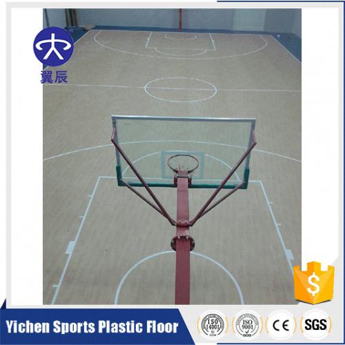 陜西木紋籃球場PVC塑膠地板 陜西木紋籃球場PVC塑膠地板