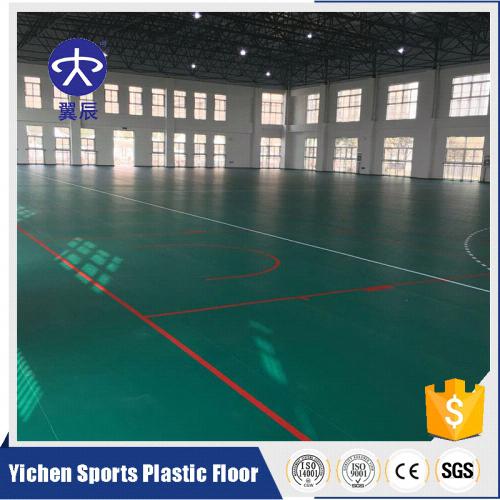 安徽宿州籃球場PVC運動地板，籃球館PVC塑膠地板